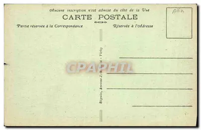 Vichy — Passeio a jumentos nos Quais do Allier — Béguin, n°435 — Verso