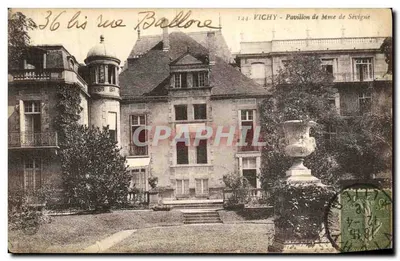 Vichy - Pavilhão da Sra. de Sévigné — 36 bis rua Balllore — editor Vichy, n° 144