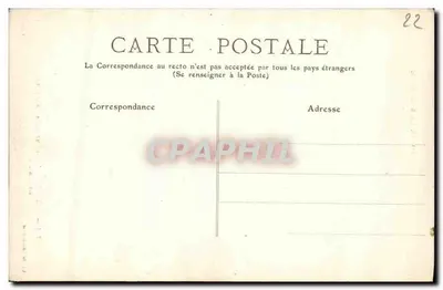 Tréguier — Wnętrze Bazyliki, Ołtarz — Cl. de Lespinasse, n°1304 — Rewers