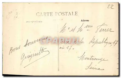 Ploumanach — Kasteel van de Coastéerès en La Passe — Edit. Tapy — Achterkant