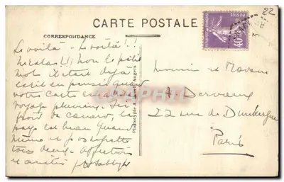 PLOUMANACH (C.-du-N.) - Hotel des Rochers przed portem - A. B. — Rewers