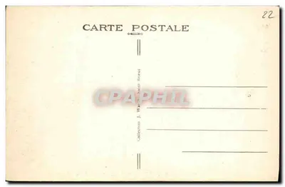 Skały i Promenada Lingouare — Val André — A.W. 9372 — Rewers