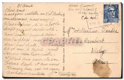 Le Val André - Widok ogólny — Argubuy, n° 9889 — Rewers