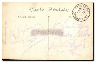 PLOUMANACH (Côtes-du-Nord) — Widok doliny Małego Troïerou przy pełnej mierze — Imp. Phot. Neudéin et Cie, Paris — Rewers