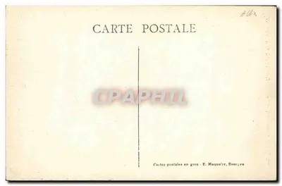 Ainay-le-Château (Allier) — Drzwi Kościoła — E. Maquaire, n°10 — Rewers
