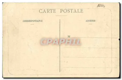 BILLY - Panorama — vue du village avec château et maisons — éditeur Béguin fils St-Gérand — Verso
