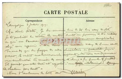 Les Rapides de l'Allier — Gorges admiráveis encaixadas entre rochas basálticas, linha C.L.M. — n° 4320 — Verso