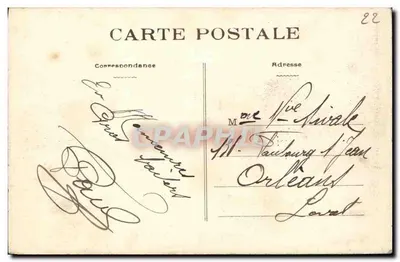 Paimpol - La Tour de Kerroch — editore Denmaria Frères, Parigi, n° 630 — Verso
