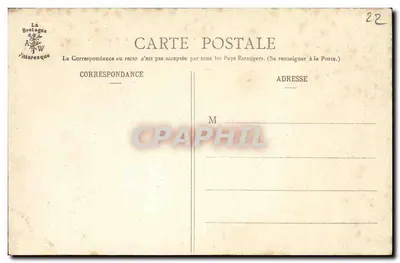 Trebeurden — Skaliste wybrzeże punktu Château — Zbiór A. Wiron, St-Brieuc — Rewers
