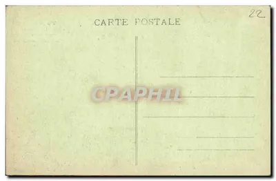 Trébeurden — O Castelo visto através dos Pinheiros da Ilha Milliau — Bretonne & Comp. n°7081 — Verso