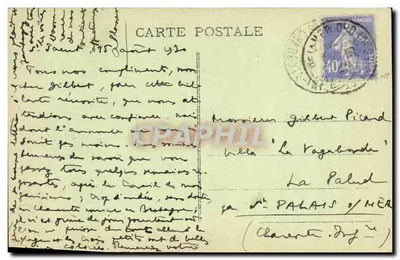 St-JACUT-de-la-MER (C.-du-N.) - Port - W oddali, Hébihens — Wyd. Passemard, Dinan — Rewers