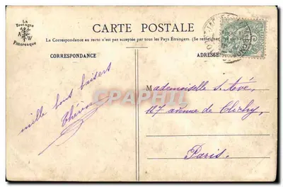 Anse des Sévignés — Estudo de Rochas perto do Cabo Fréhel — La Bretagne Pittoresque — Verso
