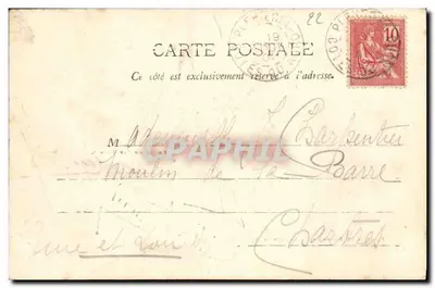 Falisy Fréhel: La Fauconnière — Molożenie Cap Fréhel — A. Waron, okulista, wyd. St-Brieuc — Rewers