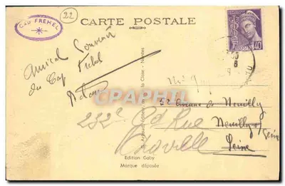 CAP FREHEL (C.-du-N.) — Fort La Latte, forteca z X wieku — Rewers