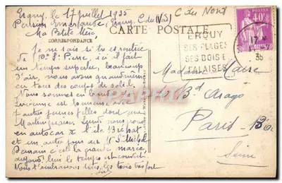 Okolice Cap Fréhel — Skalista Fauconnière — A.W. 1895 — Rewers