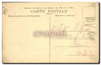 ÉTABLES (Côtes-du-Nord) — Descida da Praia — Coleção Bellevue — Verso