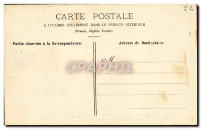 Etables (Côtes-du-Nord) — As Grutas, refúgio do Cego — J.-B. Barni, editor-fotógrafo, Saint-Quy — Verso