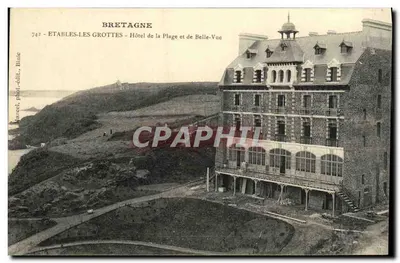 Étables-les-Grottes — Hotel da Praia e da Bela Vista — Mangel, fot.-edit., Binic