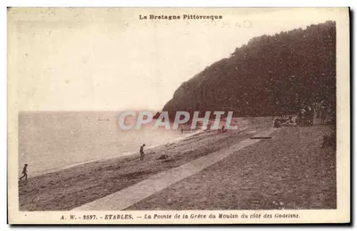 A Ponta da Grève do Moulin do lado dos Godelins — Etables — A.W. 2597