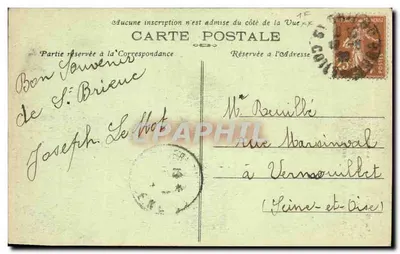 St-Brieuc — Bazylika Najświętszej Maryi Panny Nadziei — Zbiór A. Waren — Rewers