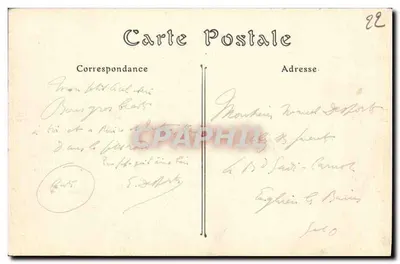 Saint-Brieuc — Wejście do portu, widok z Cesson — ND. Fot. nr 145 — Rewers