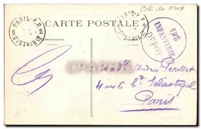 St-BRIEUC - La Pointe à l'Aigle i l'Anse à la Vierge — Zbiór E. Hamonic — Rewers