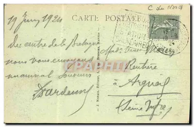 St-Quay-Portrieux - A Praia no horário do banho — J. Nozaïs, Editor, Nantes — Verso
