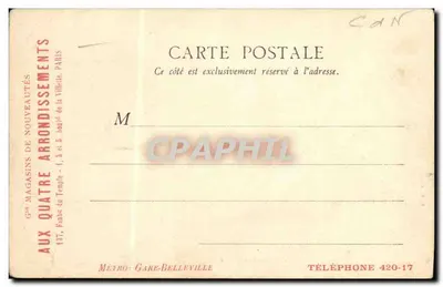 Dinan — Porte des Cordeliers — B.F., Paryż — Rewers
