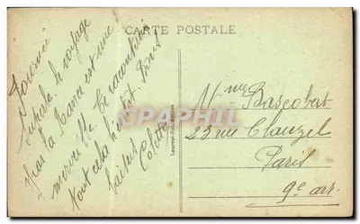 Dinan — Zamek Księżnej Anny (XIV w.) — wydawca Laurent-Néret, nr 2297 — Rewers