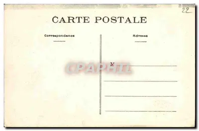 Wnętrze kaplicy La Clarté — Bénitier — Phototypie VASSELLIER, Nantes — Rewers