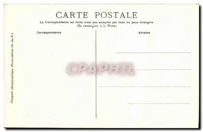 Ploumanac'h - O Farol de Ploumanac'h — Um Dia de Tempo Ruim — editor Perros-Guirec, n° 2054 — Verso