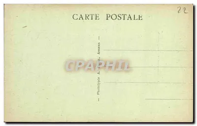 Die große Höhle von Trestignel — Perros-Guirec — Phototypie A. B. n°121 — Rückseite