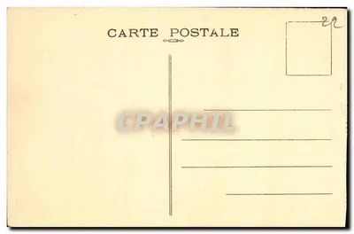 Wyspa Bréhat — Le Gouffre du Paon — E. Hamonic Photo, Wyd. Marchand Bréhat, n°7822 — Rewers