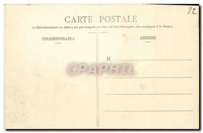 Eiland Bréhat (Côtes-du-Nord) — Pen-ar-Bout naar Men-Ar-Vaf — Collectie A. de Roeck, n° 133 — Achterkant