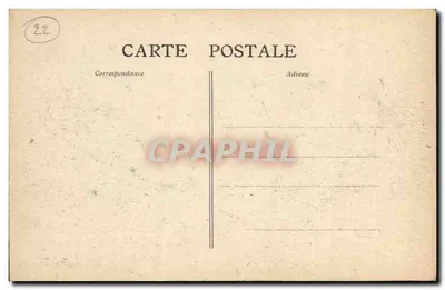 Ilha de Bréhat — Efeito de ondas — A. Rumeau — Verso