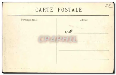 Trégastel (Côtes-du-Nord) — Widok na króla Gralona — kolekcja Villard, Quimper — Rewers