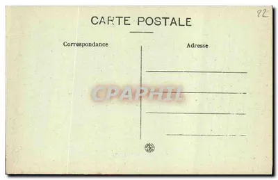 Trégastel — A Praia com maré baixa — J. Sorel, editado por Rennes — Verso