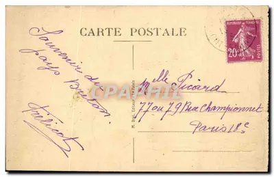 TREGASTEL (C.-du-N.) — La Chapelle extérieure — Castel Ste-Anne, éditeur M. Brich, Paris — Rewers