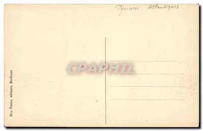 Guethary (pobrzeże baskijское) — Stara kaplica — Bloc Frères, Bordeaux — Rewers