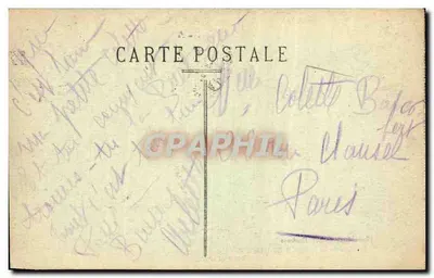 Biarritz — O Rocher du Basta — Fot. Marcel Delboy — M.D. — Verso