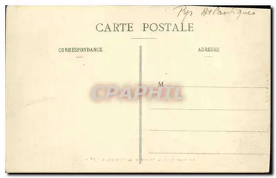 De Rocher de la Vierge en de Passepelle - Biarritz Pitttoresque - Uitgave A. Strauss - N° 1 — Achterkant