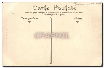 Pau — Het Kasteel, Beeld van Hendrik IV, door Francbeville — Collecties ND Fot — Achterkant