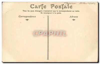 PAU — Cour d'Honneur do Castelo — Collections ND Phot — Verso