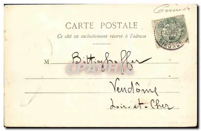 St-Émilion, cerca de Libourne — Vista general — Henry Guillier, rue Fonneuve — Reverso