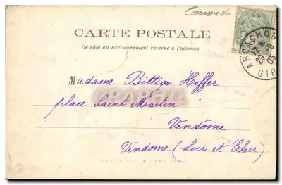 Okręgi Arcachon — Hotel Bélisaire — Zbiór V. Faure — Rewers