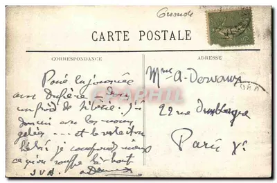 Bordeaux — La Fontaine Amedée — n°46 — Achterkant