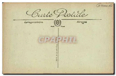 Bordeaux — La Fuente Saint-Michel — Editor: Levý Fils et Cie, París — Reverso