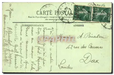 Bordeaux — A Catedral — O Coro — LL. — N°40 — Verso