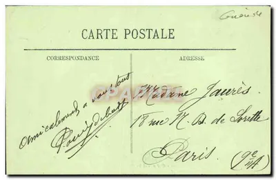 Bordeaux — Colunas Rostrais e os Quinconces — LL. — Verso