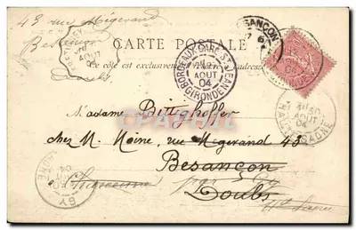 Bordeaux — Katedra i wieża Pey Berland — Marcel Delbopy, wyd., n°209 — Rewers